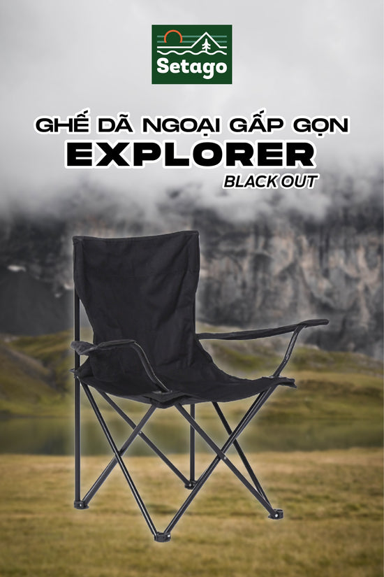 GHẾ DÃ NGOẠI EXPLORER BLACK OUT