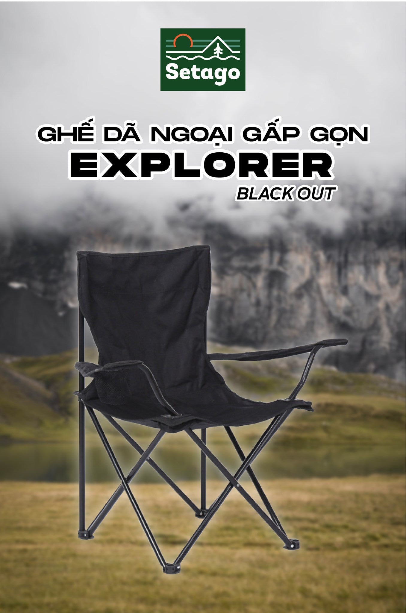 GHẾ DÃ NGOẠI EXPLORER BLACK OUT