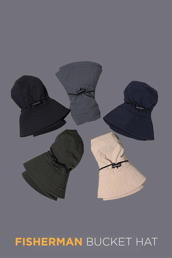 Mũ Fisherman Bucket Hat - Mũ chuẩn chống nước để đi chơi, picnic, cắm trại