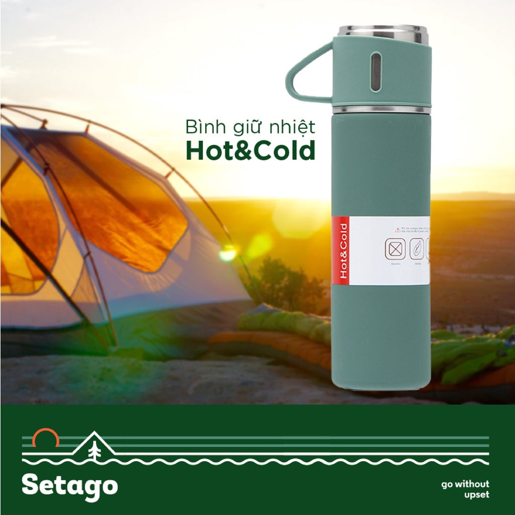 BÌNH SIÊU GIỮ NHIỆT 24H Hot & Cold thiết kế tối ưu cho việc giữ nhiệt