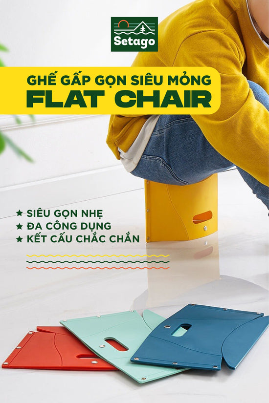 Ghế gấp gọn siêu mỏng - Flat Chair