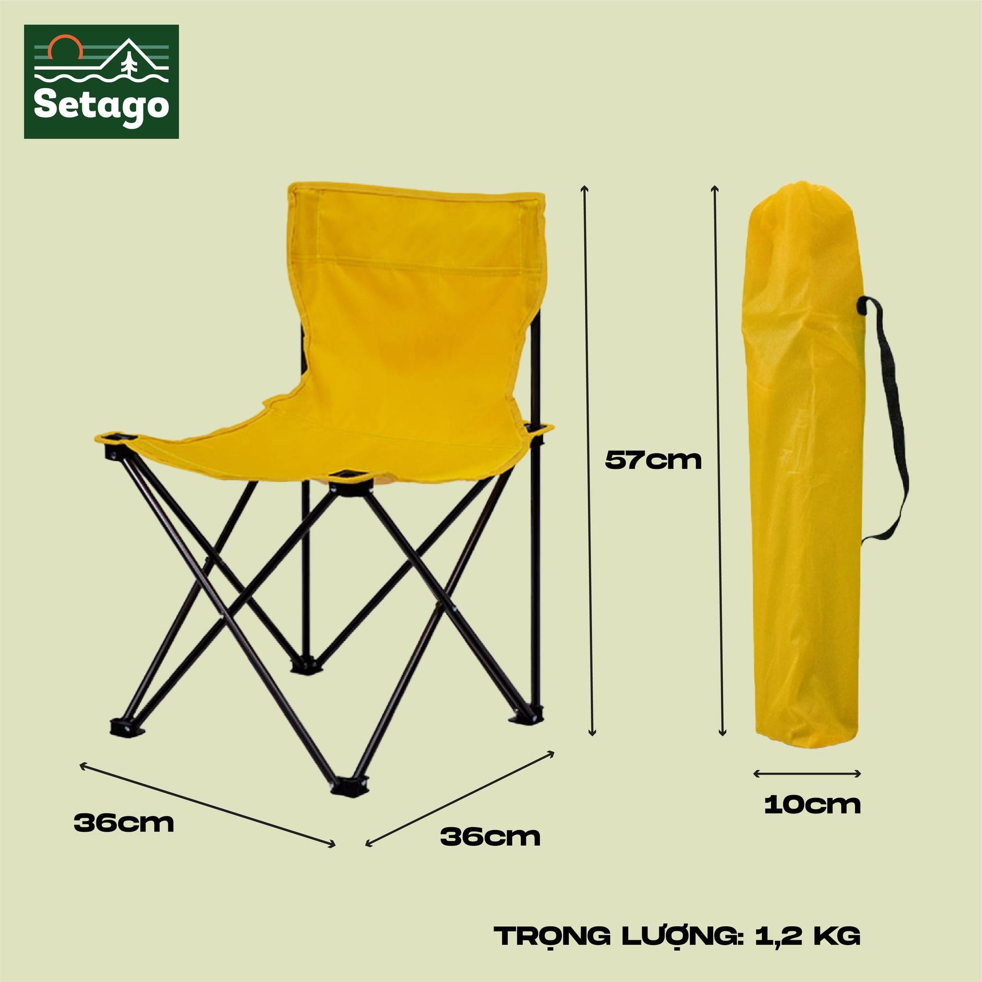 Ghế dã ngoại gấp gọn Fochair Sunny