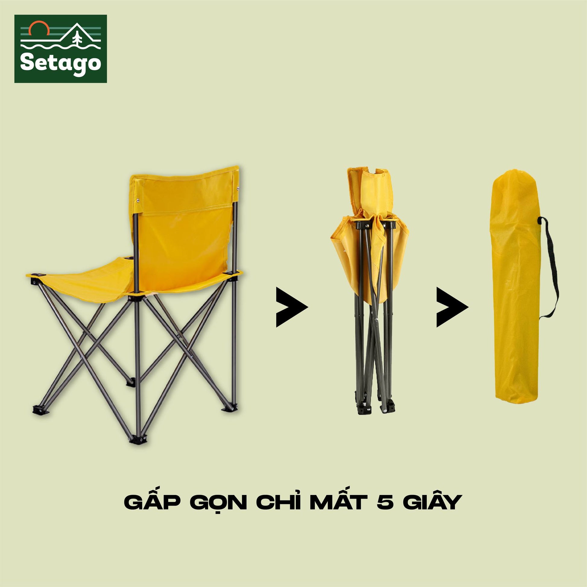 Ghế dã ngoại gấp gọn Fochair Sunny