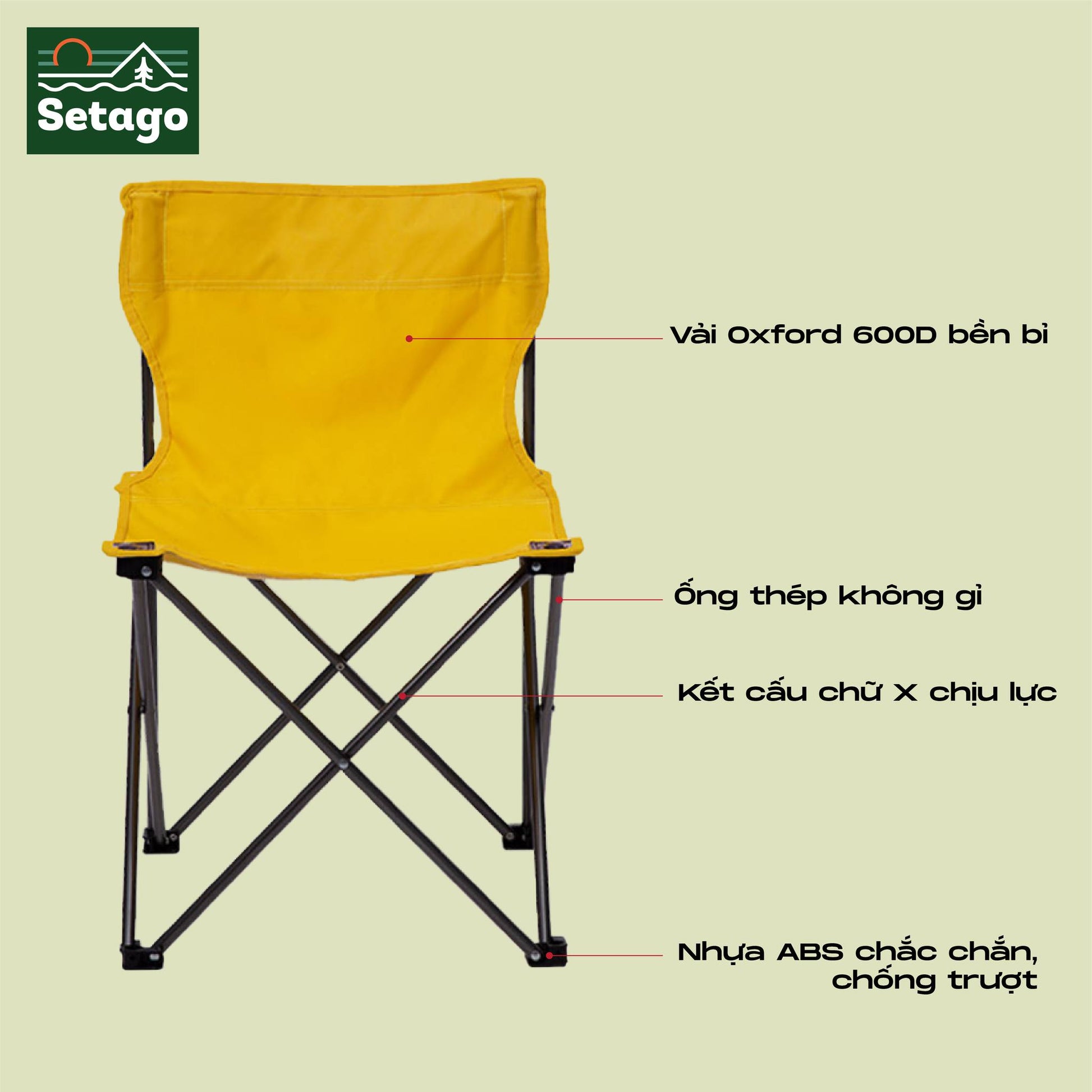 Ghế dã ngoại gấp gọn Fochair Sunny
