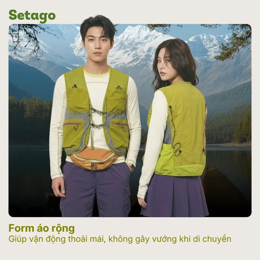 form-ao-gile-rong-thoai-mai-van-dong - Setago Travel & Outdoor