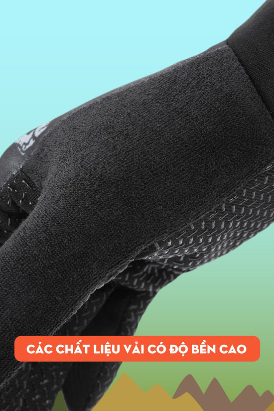 Găng tay leo núi outdoor - phụ kiện chuyên dụng dùng để leo núi có ngón trỏ cảm ứng, chất liệu bền bỉ, thoáng khí