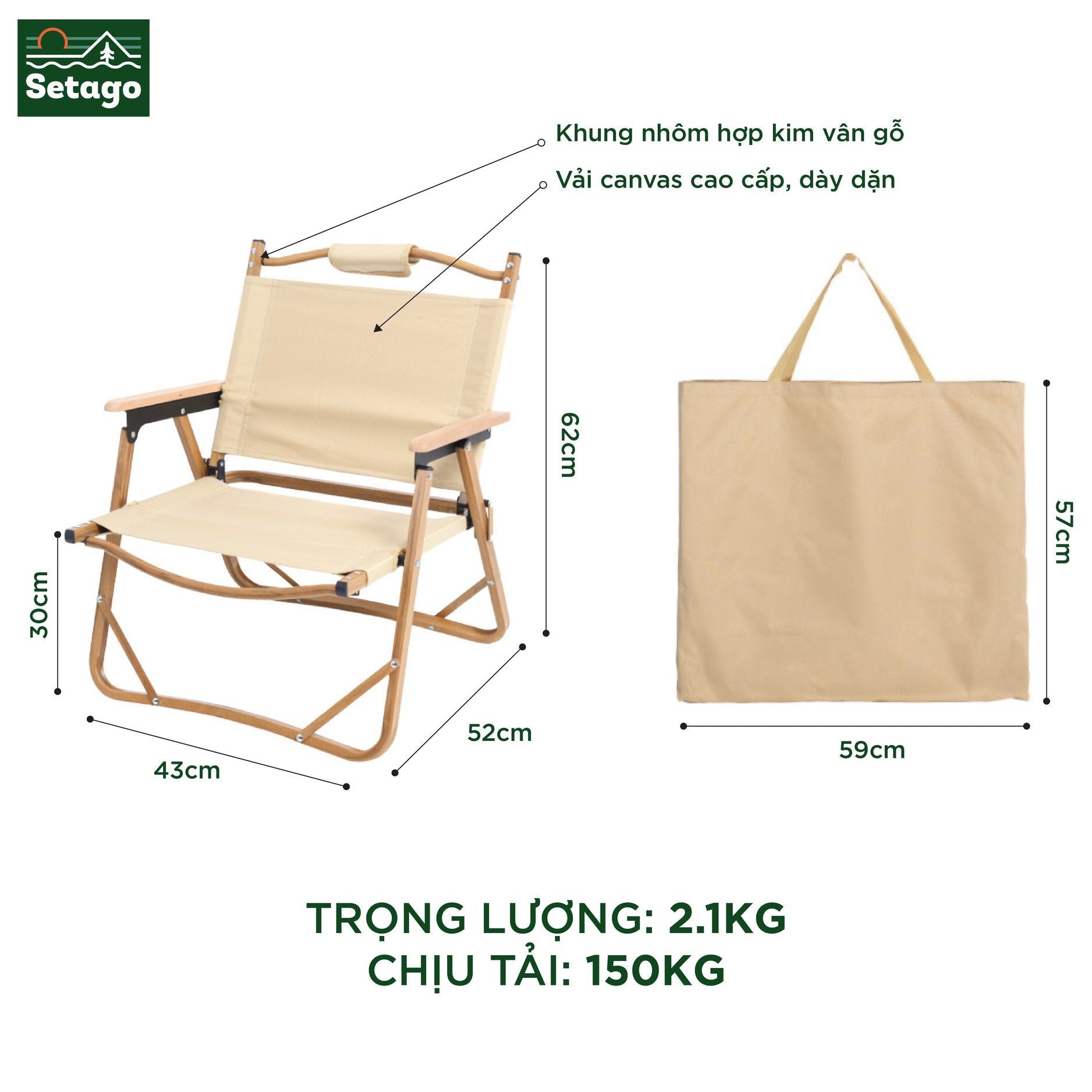 Ghế gấp Glamping
