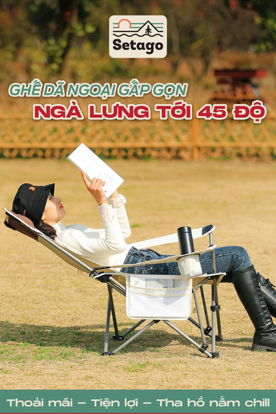 Ghế ngả lưng Chillin' Chair - Ghế ngả thoải mái nhất của nhà Setago. Đã ngồi là không muốn đứng dậy