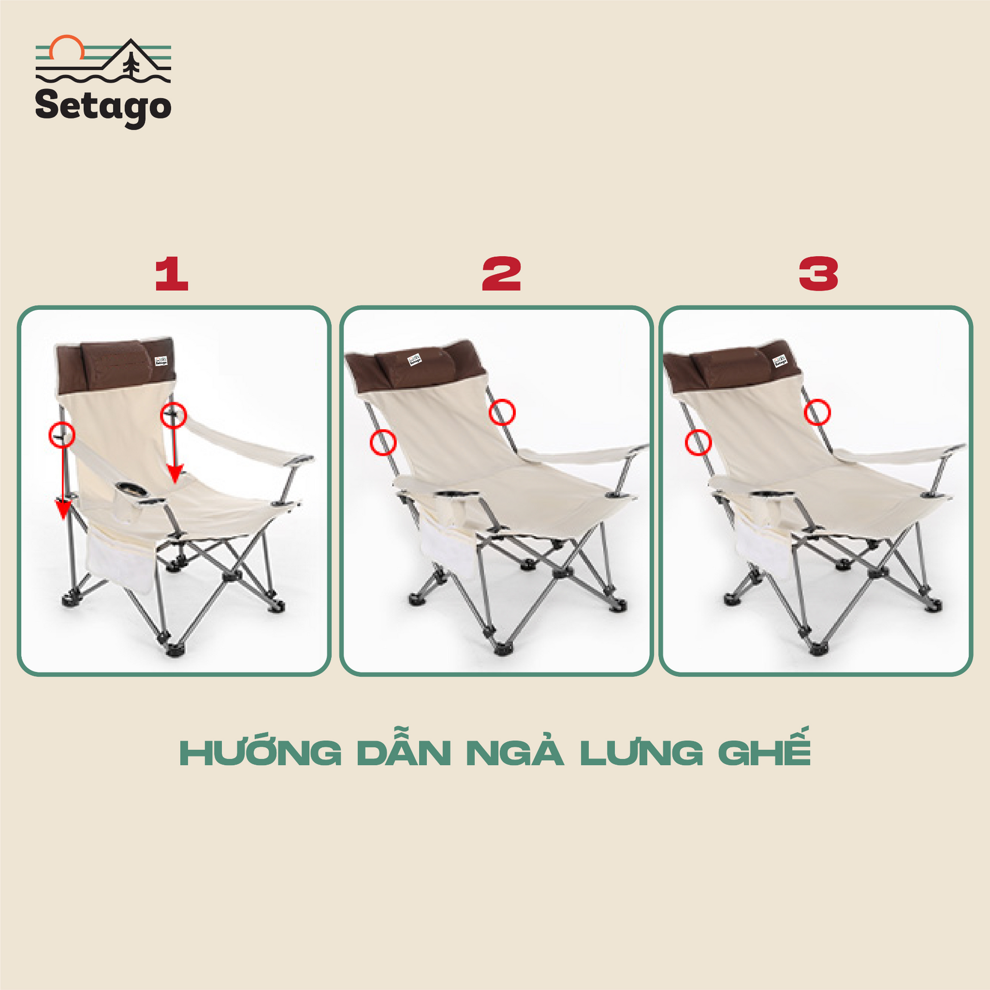 Ghế ngả lưng Chillin' Chair - Ghế ngả thoải mái nhất của nhà Setago. Đã ngồi là không muốn đứng dậy
