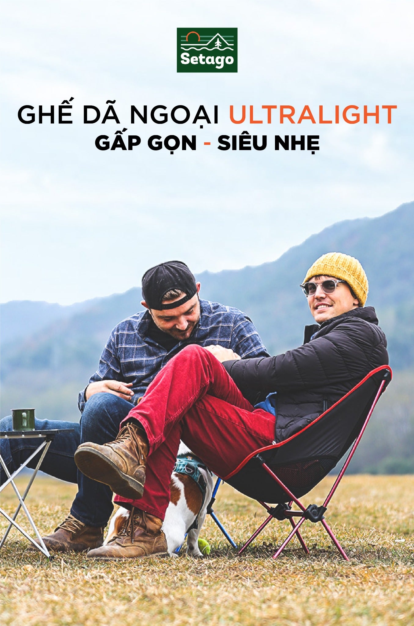 Ghế Ultralight lưng ngắn
