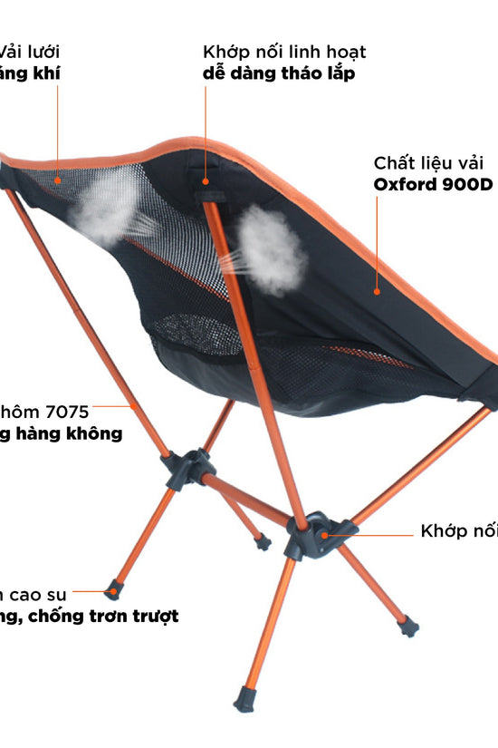 Ghế Ultralight lưng ngắn