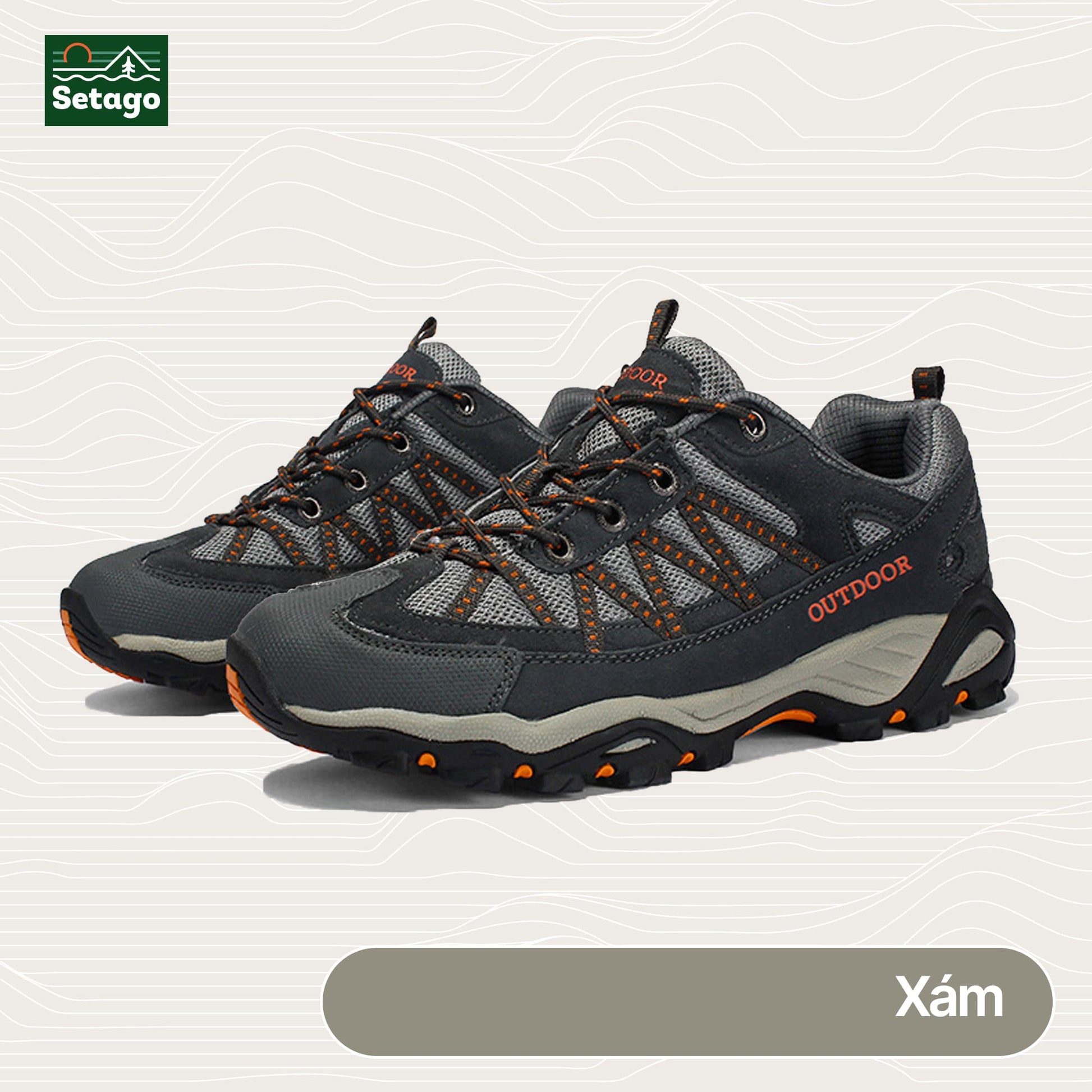 GIÀY OUTDOOR PRO – NHẸ, ÊM, BÁM ĐỊA HÌNH CỰC TỐT