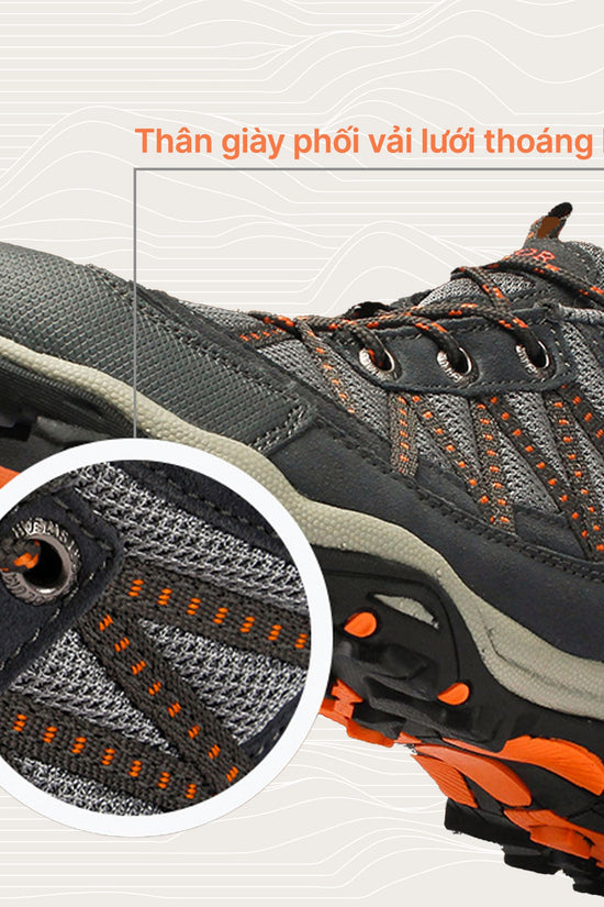 GIÀY OUTDOOR PRO – NHẸ, ÊM, BÁM ĐỊA HÌNH CỰC TỐT