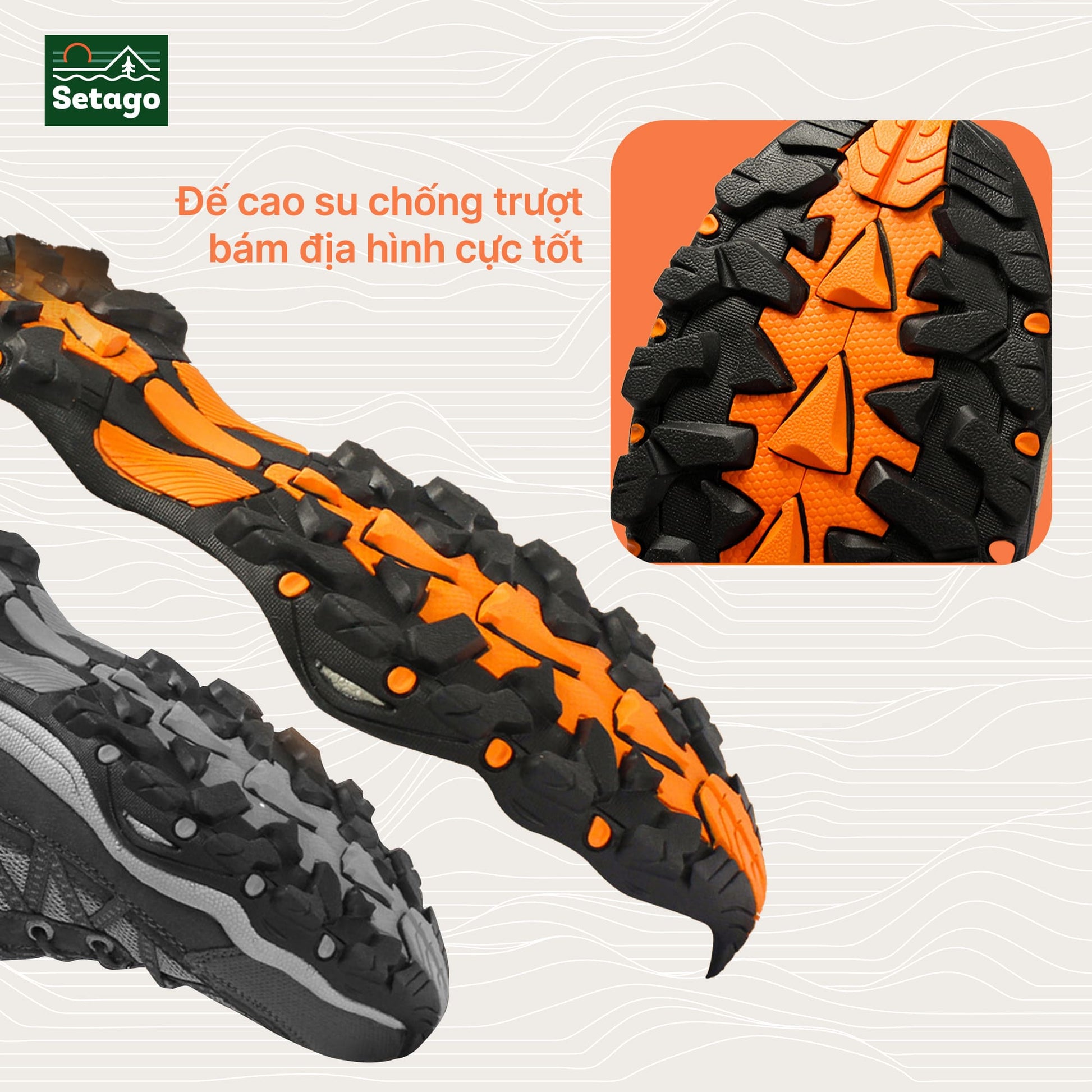 GIÀY OUTDOOR PRO – NHẸ, ÊM, BÁM ĐỊA HÌNH CỰC TỐT