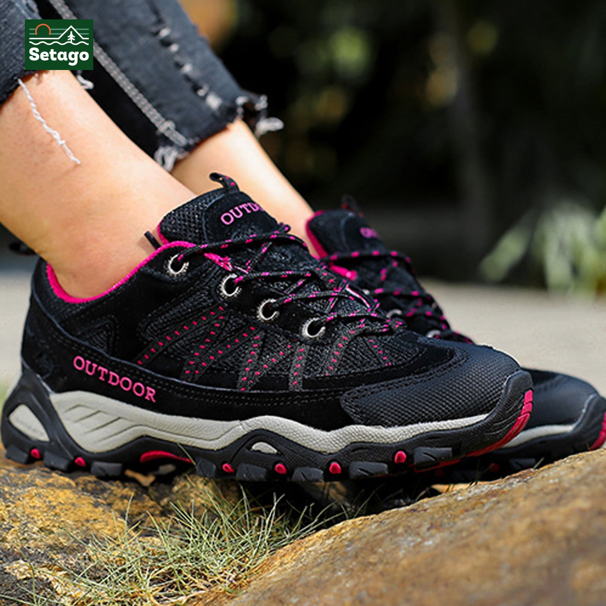 GIÀY OUTDOOR PRO – NHẸ, ÊM, BÁM ĐỊA HÌNH CỰC TỐT