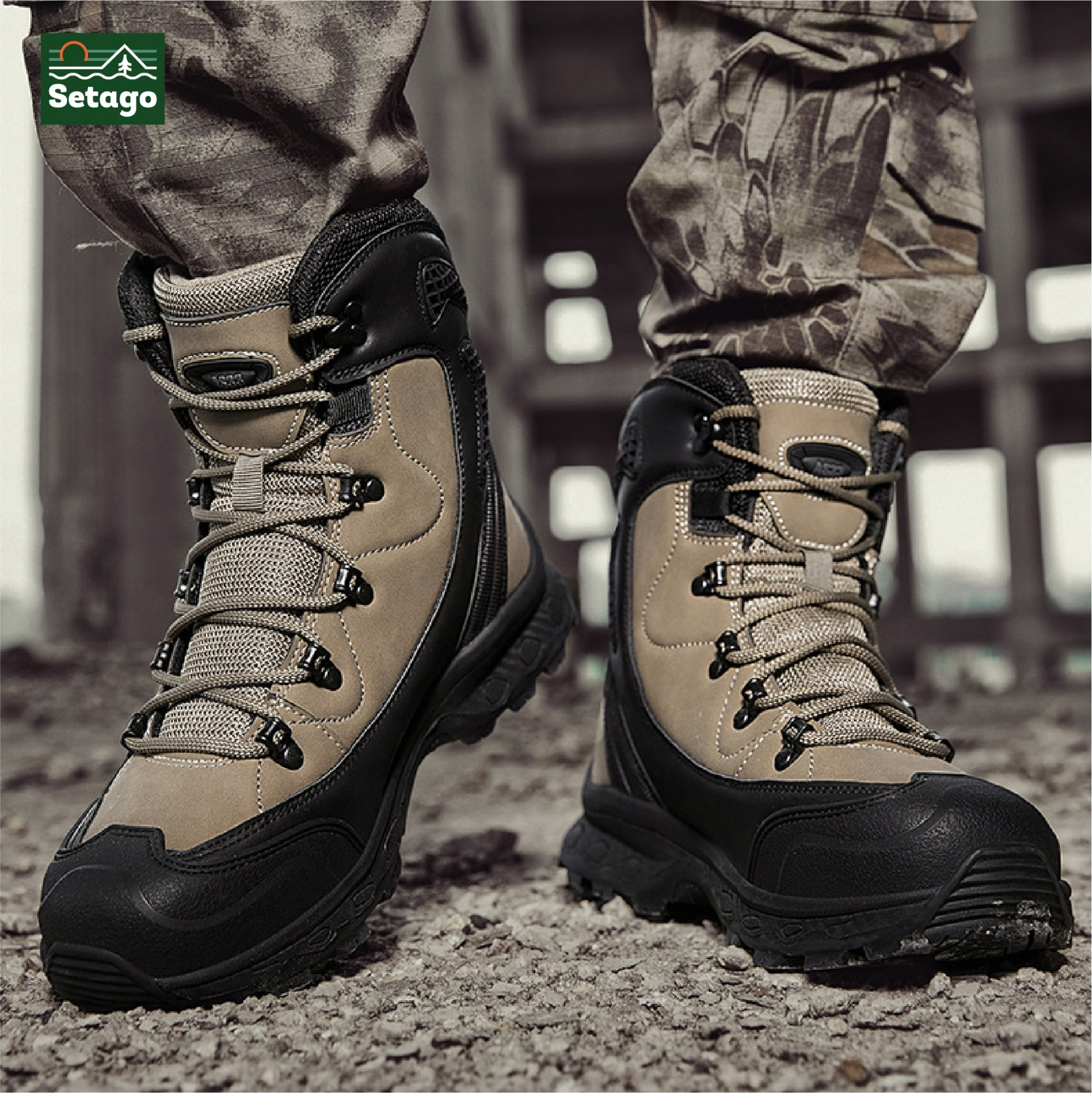 Giày dã ngoại cao cổ chống nước ADV Boots – dùng cho hoạt động leo núi, phượt, hoạt động ngoài trời, thể thao có khả năng chống nước.