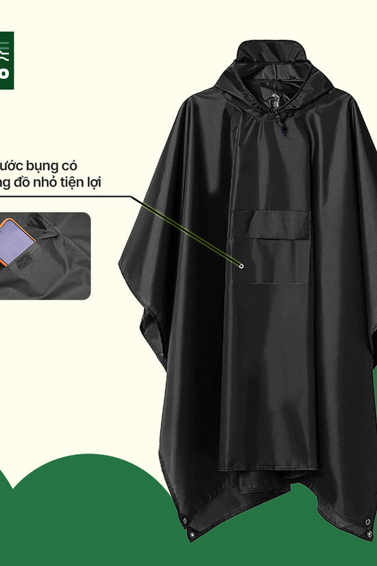 Áo mưa Sky Curtain - linh hoạt 3 trong 1