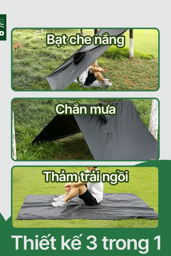 Áo mưa Sky Curtain - linh hoạt 3 trong 1