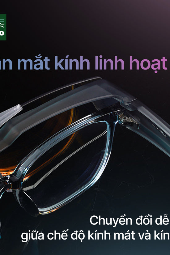 Kính mát phân cực, đổi màu ARUNU - kính bọc ngoài kính cận