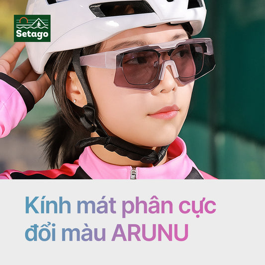 Kính mát phân cực, đổi màu ARUNU - kính bọc ngoài kính cận
