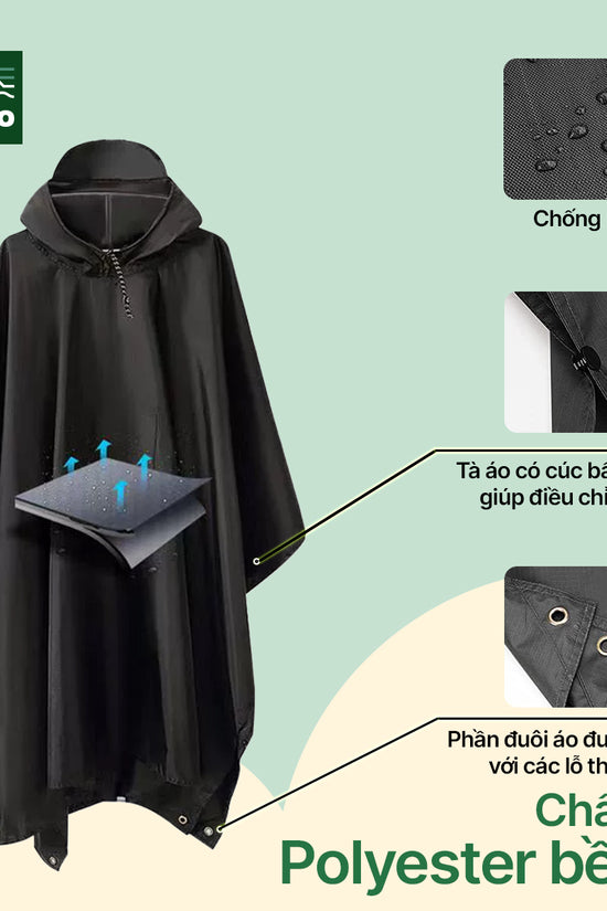 Áo mưa Sky Curtain - linh hoạt 3 trong 1