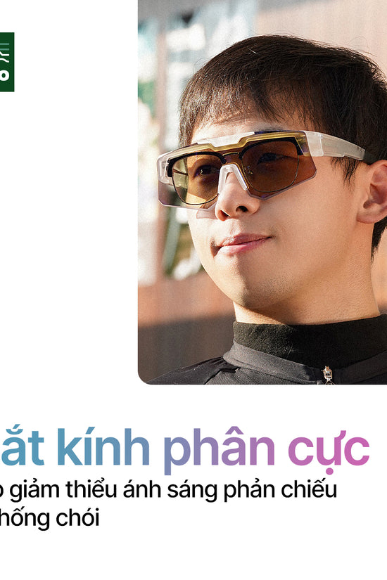 Kính mát phân cực, đổi màu ARUNU - kính bọc ngoài kính cận