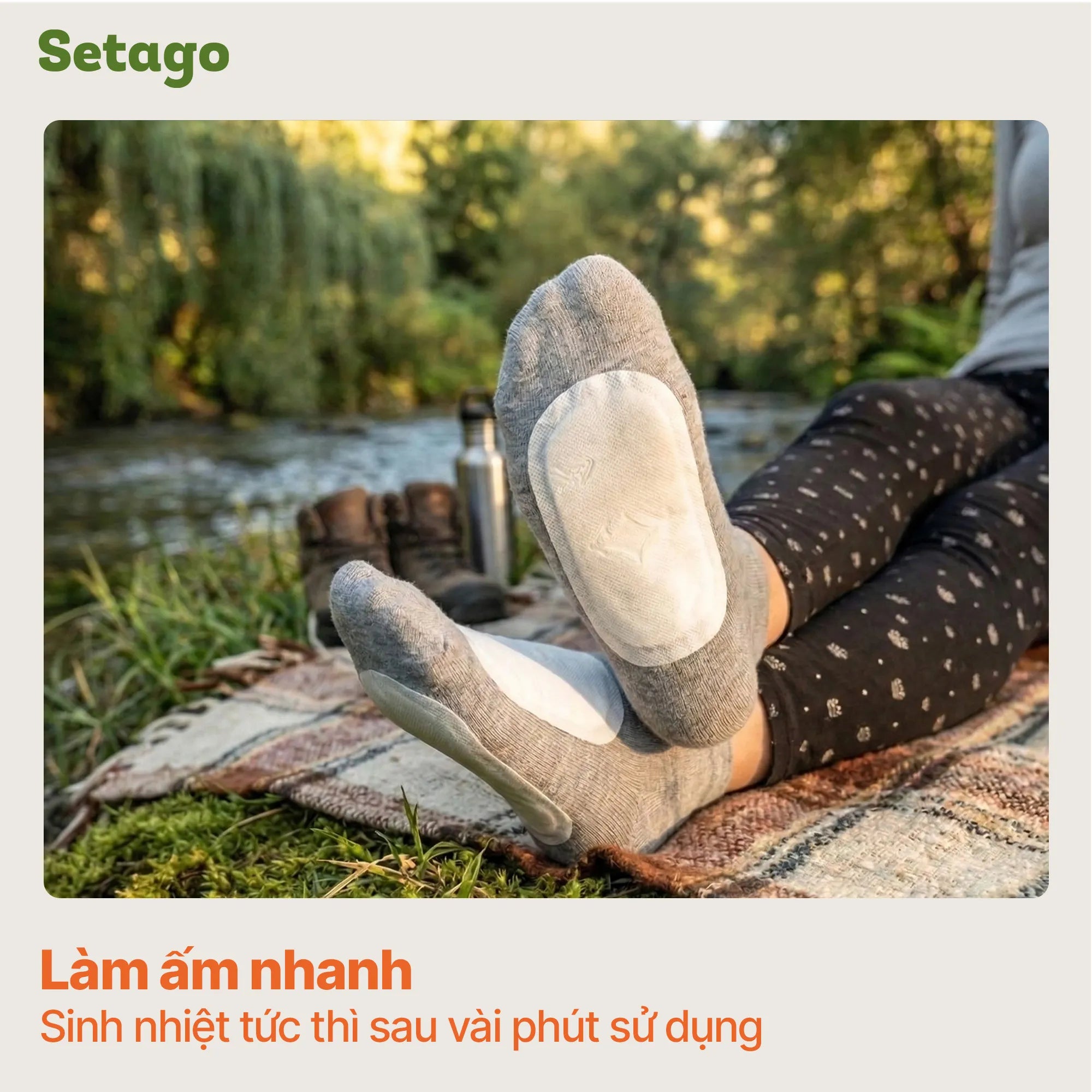 Combo 10 miếng dán giữ nhiệt bàn chân Nanjiren Foot