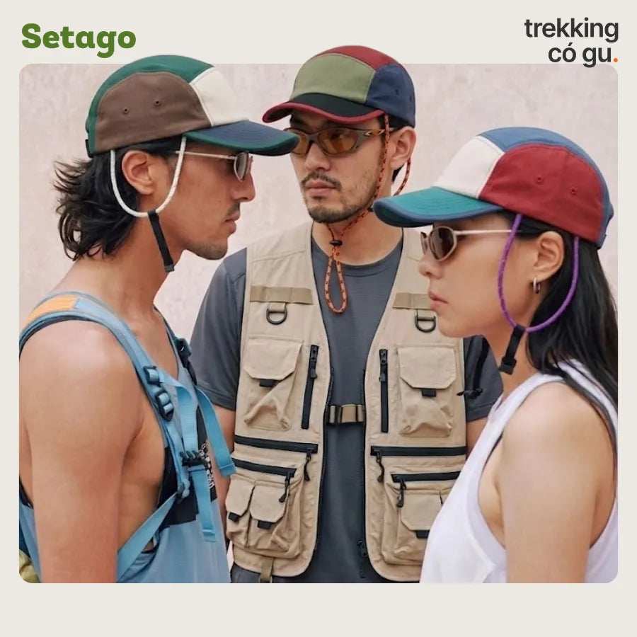 Mũ lưỡi trai Tyro 5-Panel phối màu Baseball