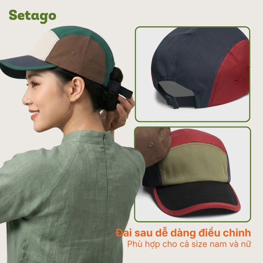 Mũ lưỡi trai Tyro 5-Panel phối màu Baseball