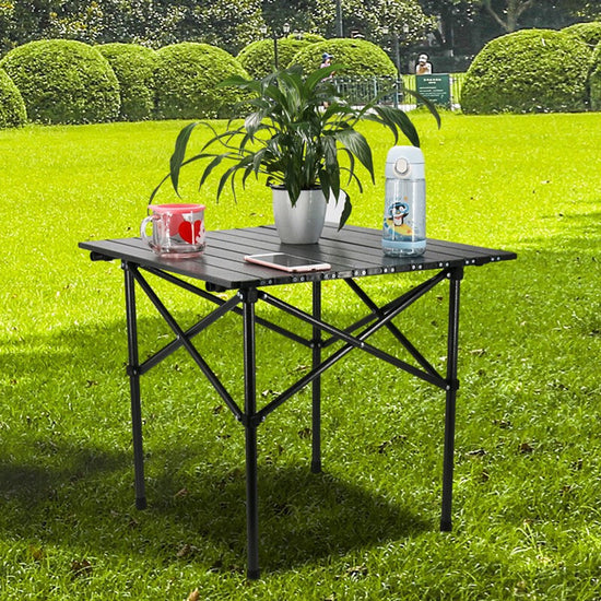 Bàn Dã Ngoại Nhôm Aluminum Fotable Siêu Chắc Chắn - Vuông