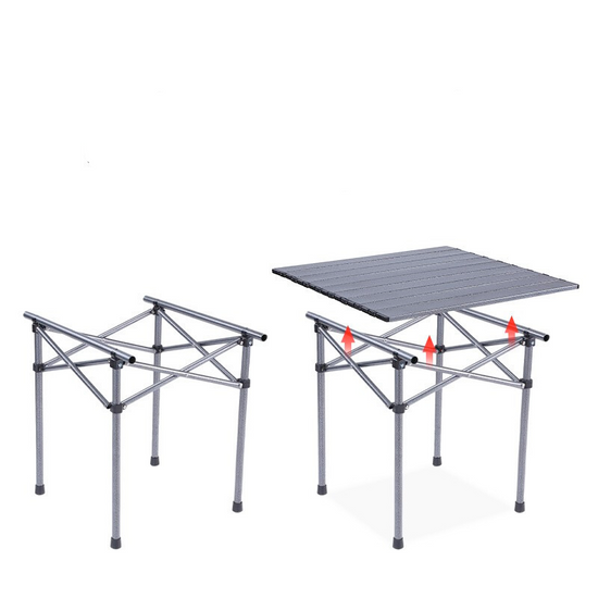 Bàn Dã Ngoại Nhôm Aluminum Fotable Siêu Chắc Chắn - Vuông