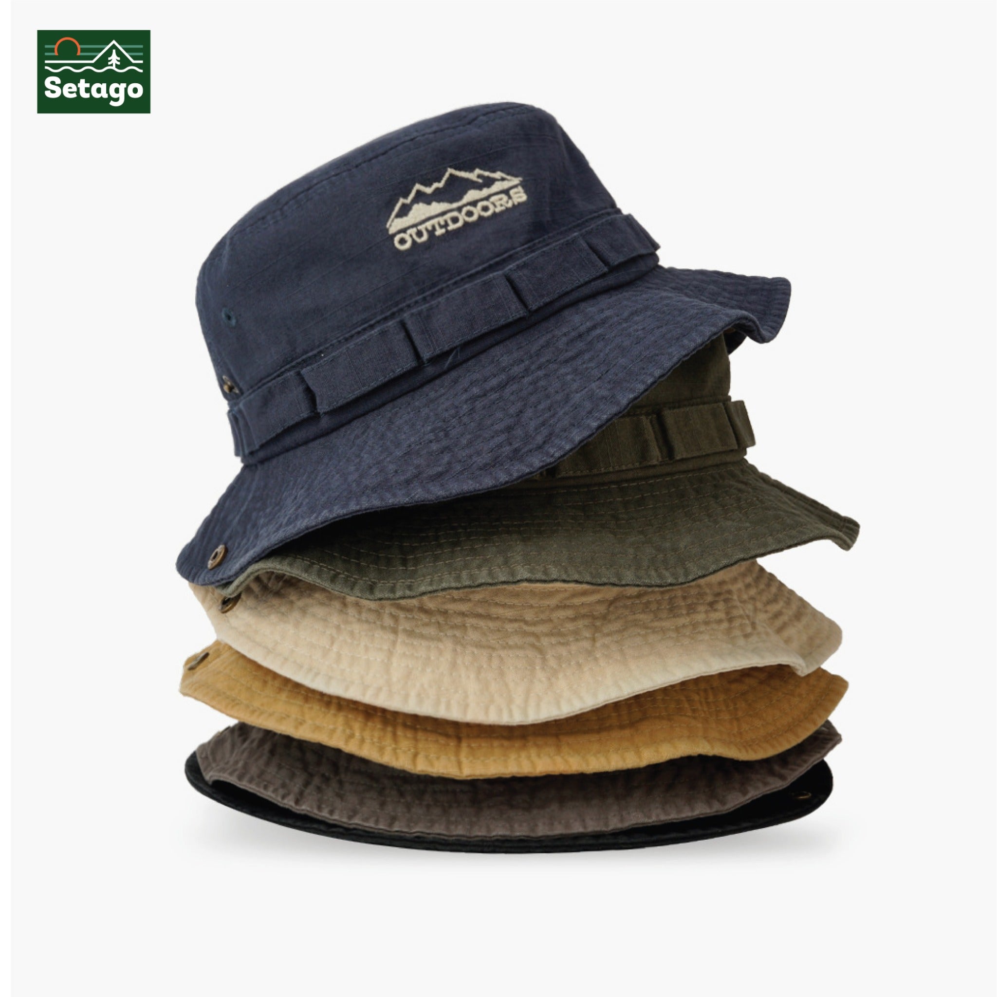 Mũ Bucket Outdoors - Mũ tai bèo dày dặn dễ phối đồ phù hợp cho các hoạt động leo núi, đi chơi, picnic, cắm trạị, dã ngoại