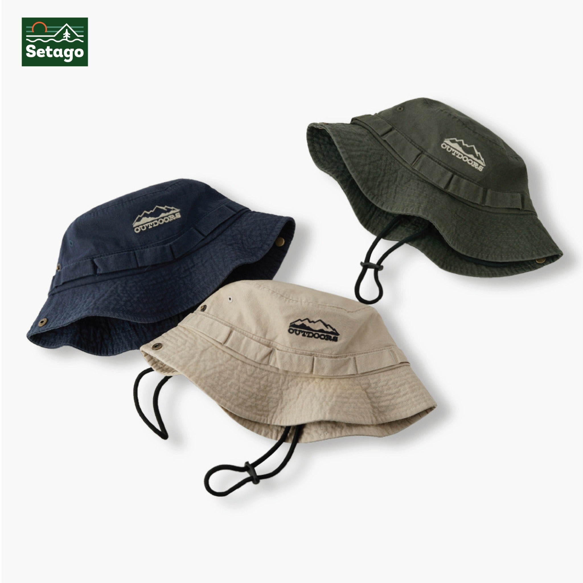 Mũ Bucket Outdoors - Mũ tai bèo dày dặn dễ phối đồ phù hợp cho các hoạt động leo núi, đi chơi, picnic, cắm trạị, dã ngoại