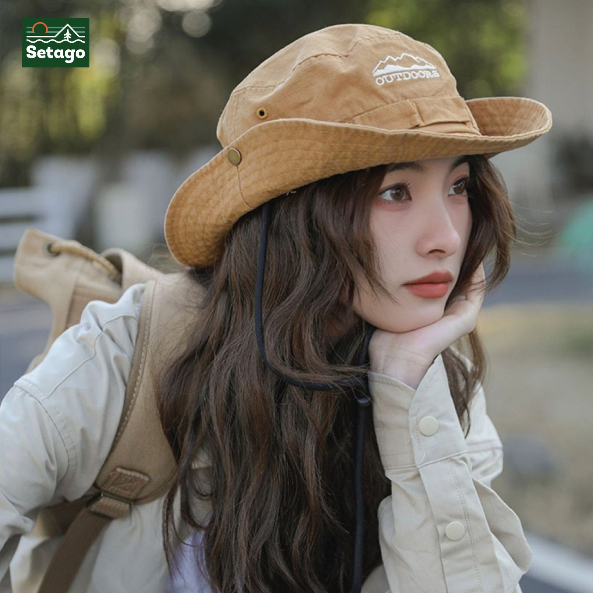 Mũ Bucket Outdoors - Mũ tai bèo dày dặn dễ phối đồ phù hợp cho các hoạt động leo núi, đi chơi, picnic, cắm trạị, dã ngoại