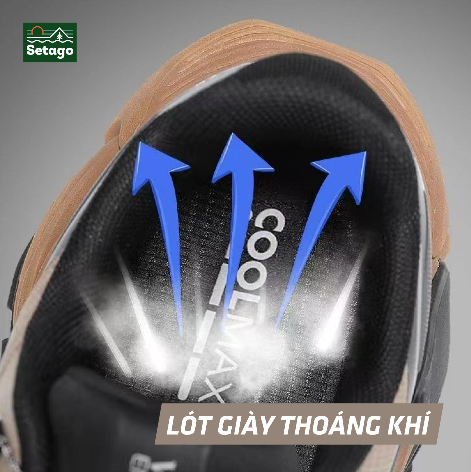 Giày chống nước Outu- đi bộ, hikling, đi chạy trail, leo núi, dã ngoại. Dáng giày cổ thấp chống nước, thoáng khí.
