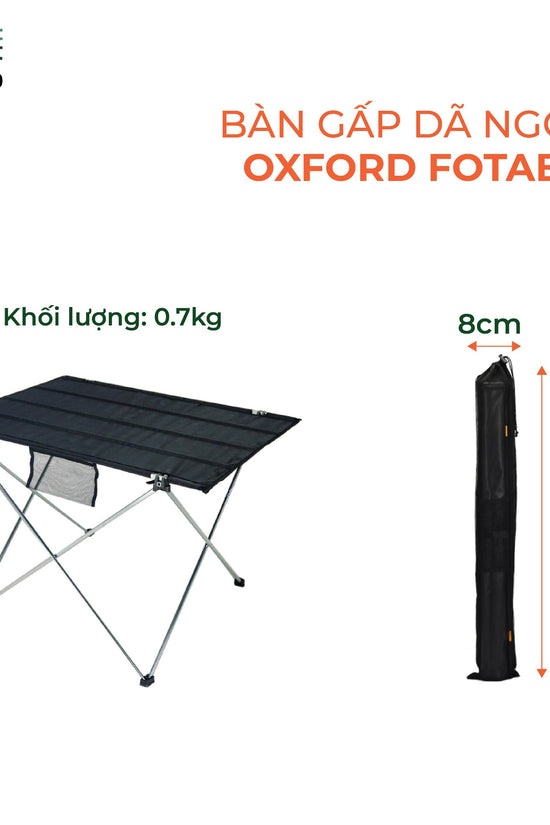 BÀN VẢI GẤP GỌN - Oxford fotable