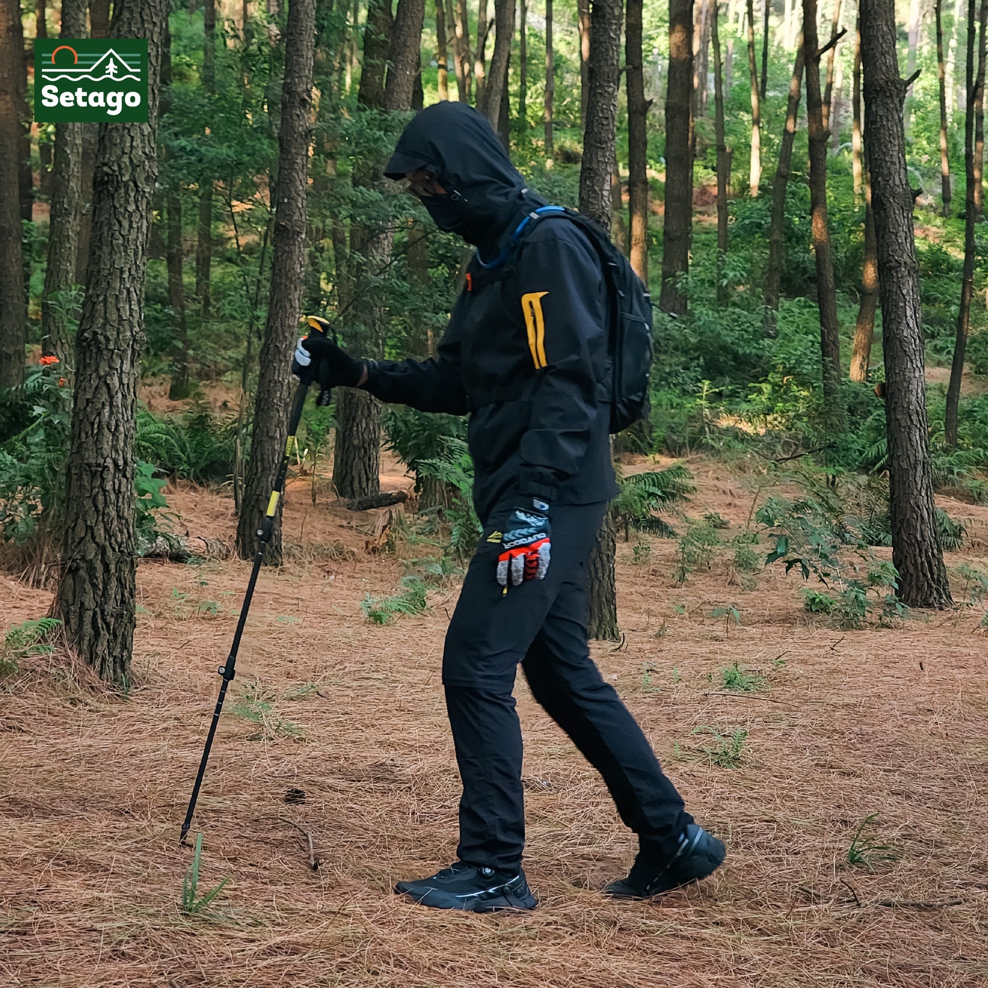 Quần trekking, dã ngoại tháo ống Setago - thấm hút mồ hôi, nhanh khô, chống thấm hiệu quả, chống trầy xước, mài mòn, bền bỉ, thời trang