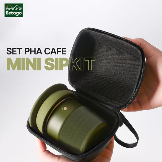 Set pha cafe mini - tiện lợi, gọn gàng