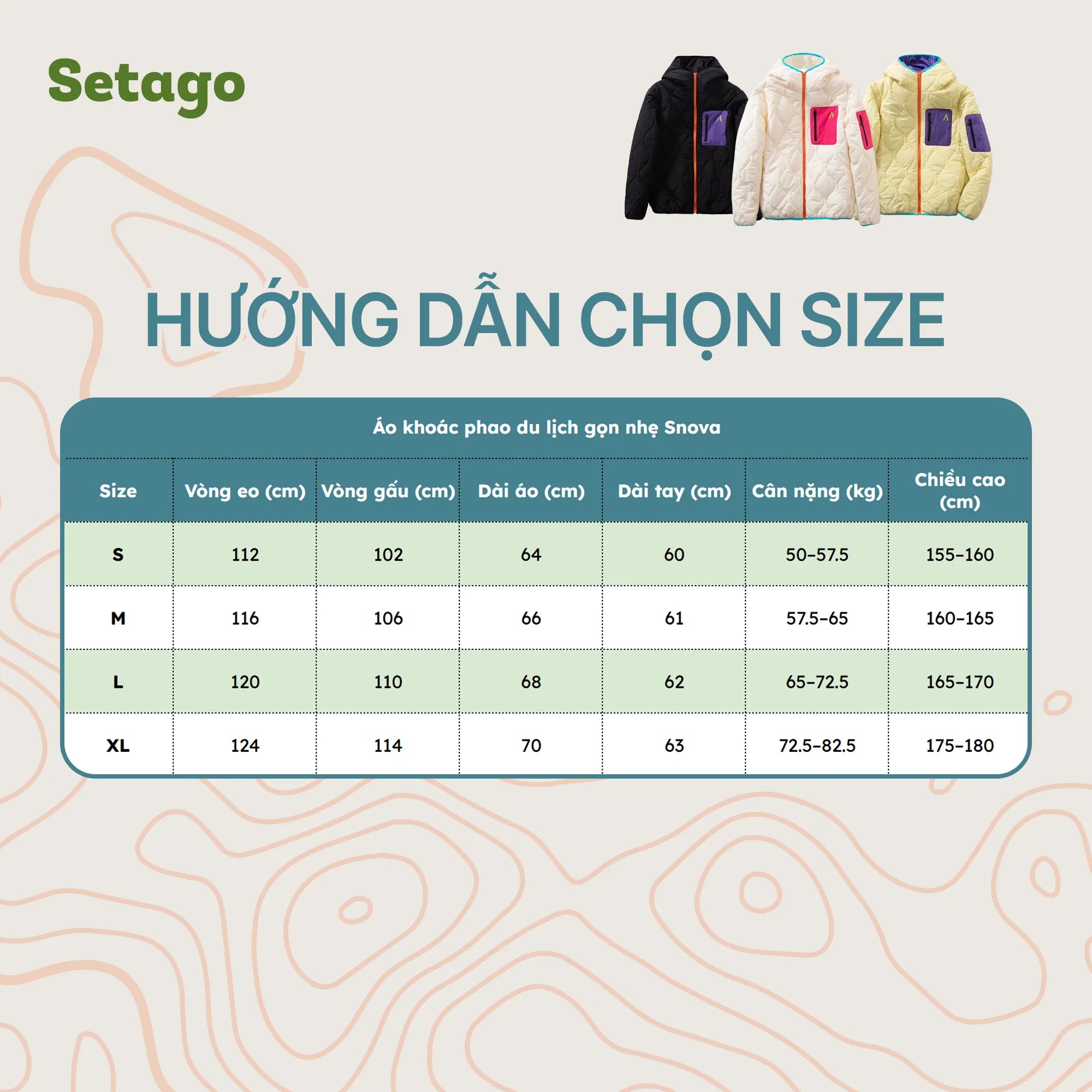 Áo Khoác Phao Snova – Siêu Nhẹ, Chống Nước