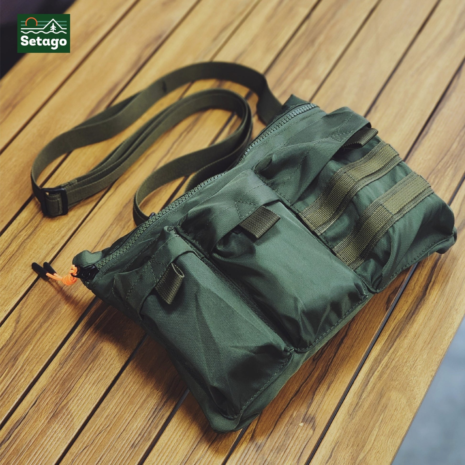 Túi chéo đa zi năng Mili Bag - Túi đeo chéo dã ngoại đa năng lấy cảm hứng từ quân đội