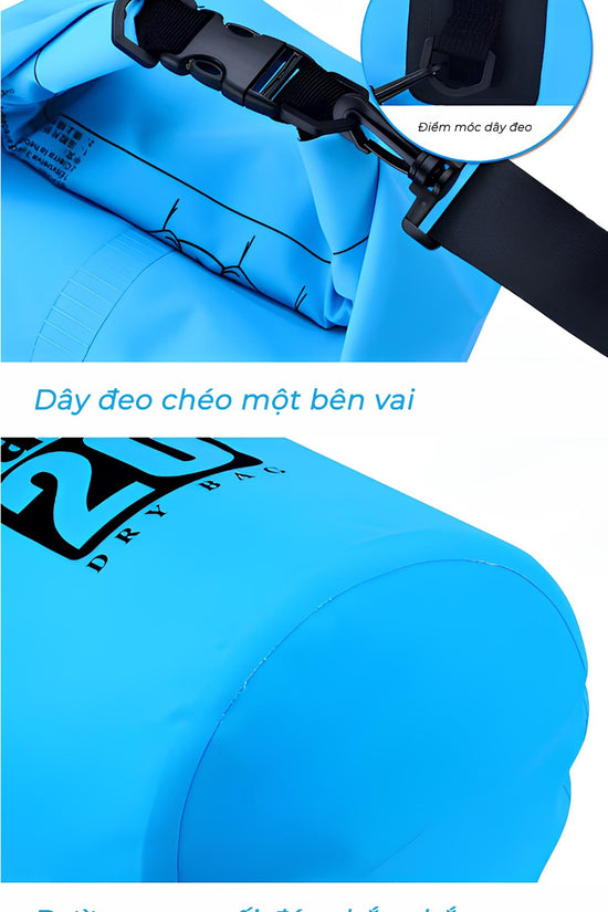 Balo chống nước Ocean Pack - Bảo vệ laptop, điện thoại, đồ điện tử không sợ ướt, ngấm nước khi đi mưa, đi biển