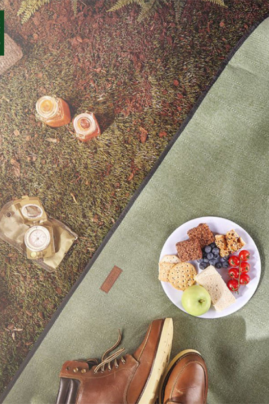Thảm Picnic - Họa tiết xương cá