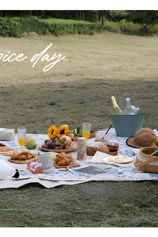 Thảm du lịch, picnic xinh xăn, dùng cho các chuyến dã ngoại, cắm trại hay các chuyến du lịch, thiết kế đặc biệt 2 lớp