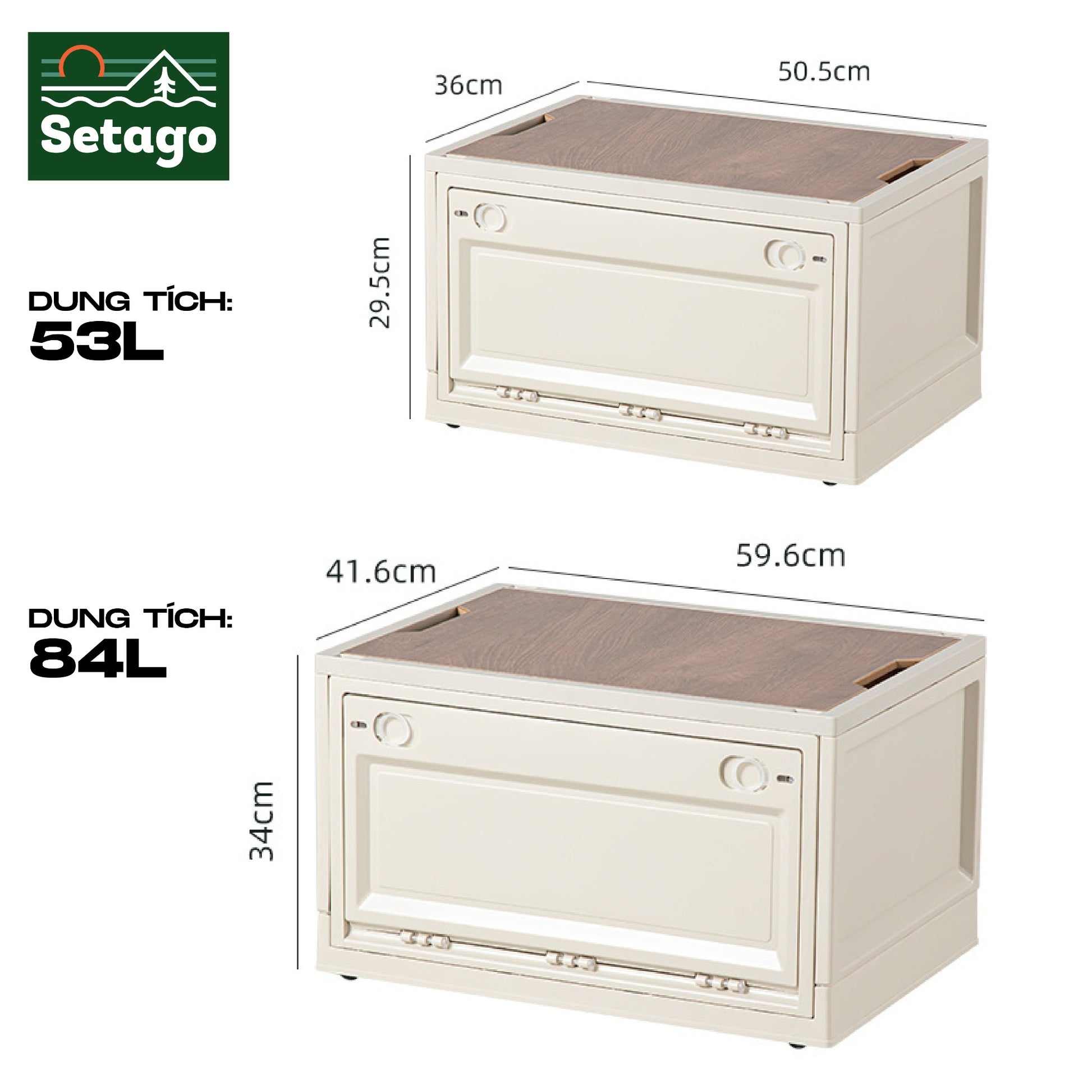 Thùng Cửa Trước Utiliy Box 55 lít hoặc 82 lít - tối ưu không gian, thuận tiện bảo quản - dùng trong gia đình và hoạt động dã ngoại