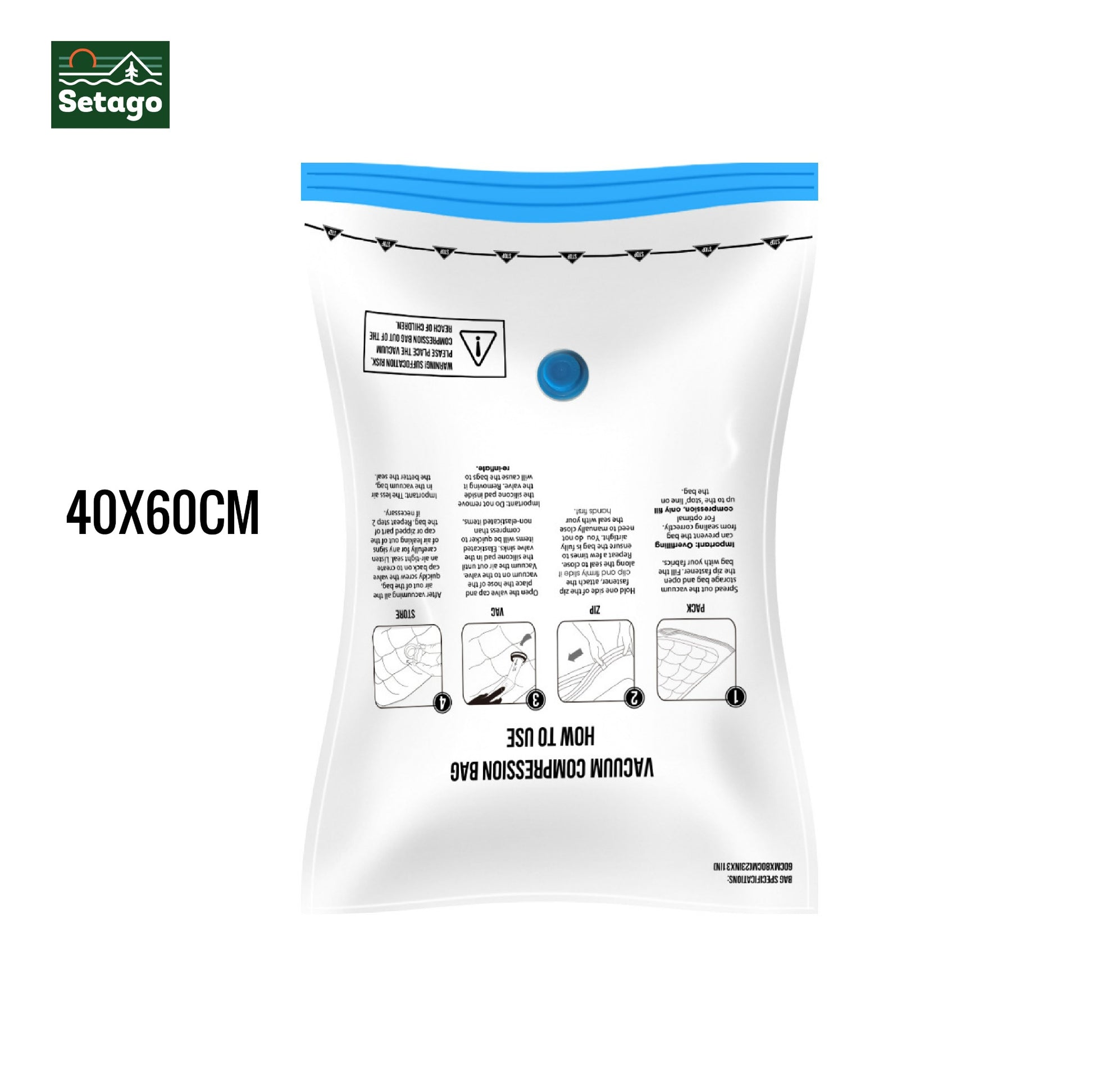 Túi hút chân không-nhỏ gọn, tiện lợi, giúp gấp gọn quần áo đồ đạc tăng diện tích chứa đồ.