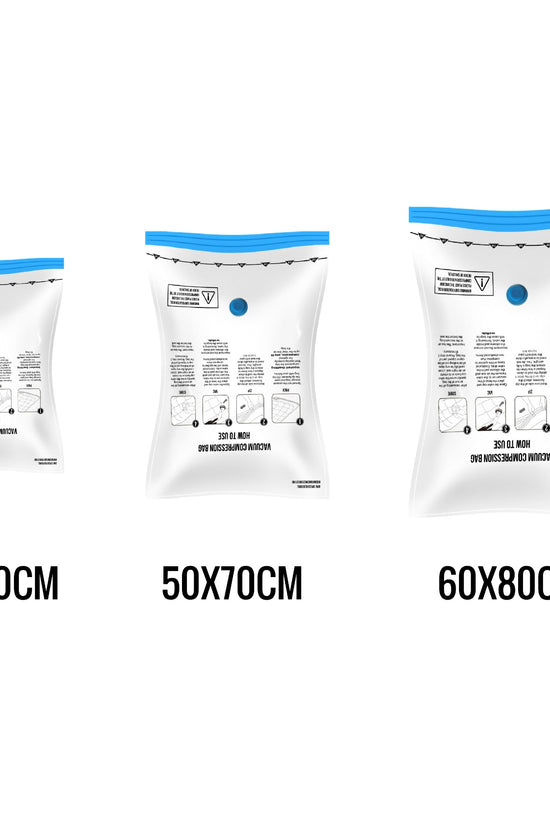 Túi hút chân không-nhỏ gọn, tiện lợi, giúp gấp gọn quần áo đồ đạc tăng diện tích chứa đồ.