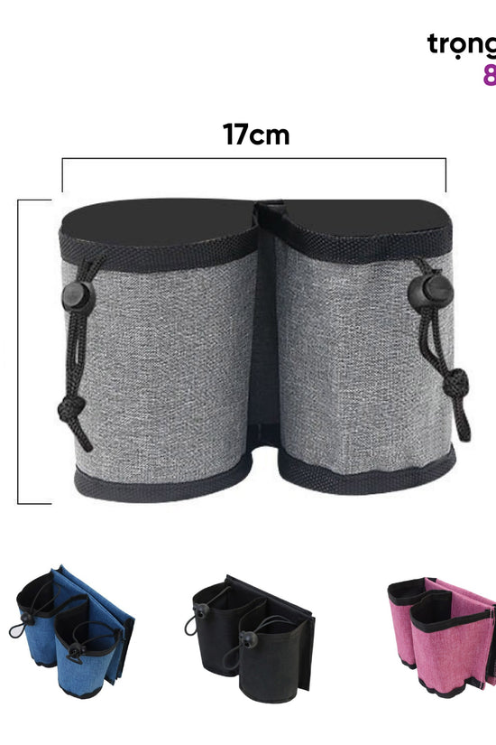 Túi cup holder- túi đựng cốc gắn vali giúp bạn tiện lợi khi di chuyển khi mà có thêm đồ uống.