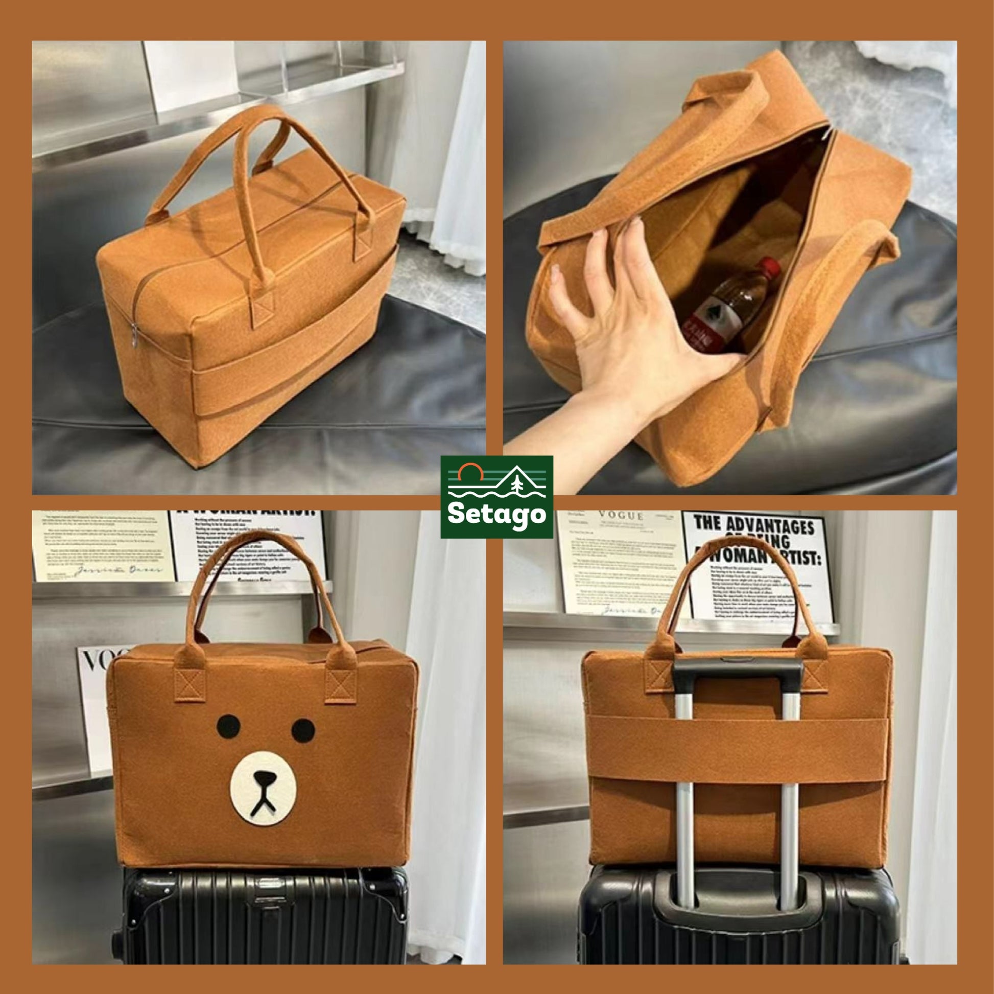 Túi cài vali- túi đựng đồ khi đi du lịch hoặc có thể dùng như món phụ kiện nhỏ gọn.