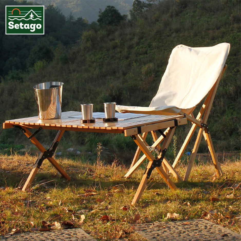 Ghế xếp Woody - Ghế cắm trại đưa bạn vào những thước phim vintage và đầy chất thơ