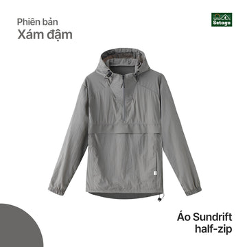 Gray - halfzip